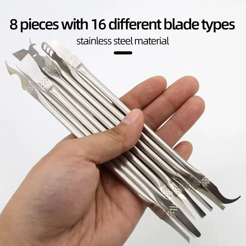 Mobile Phone Repair Motherboard Pry Bar CPU Scraper Tool Circuit Board Chip Module IC Disassembly Remove Glue And Scrape Tin