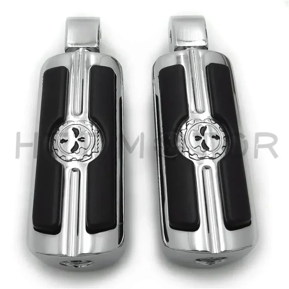 Gear Skull Footpegs For passenger 2018-later Softail Fat Boy FLFB Fat Bob 2020-later LiveWire Aftermarket Motorcycle Accessories - Image 3