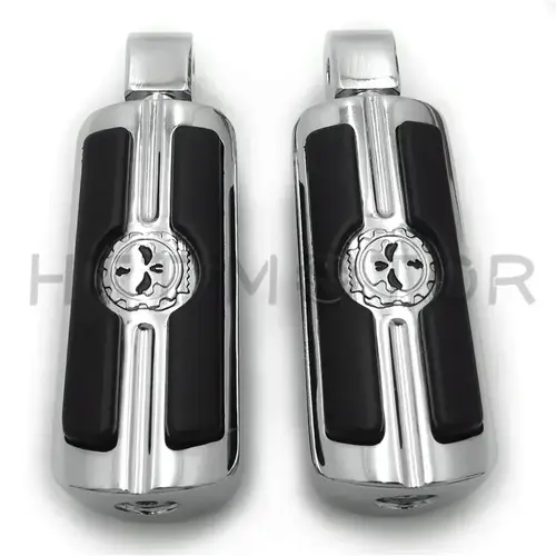 Gear Skull Footpegs For Harley passenger 2018-later Softail Fat Boy FLFB Fat Bob 2020-later LiveWire Motorcycle Accessories - Image 3