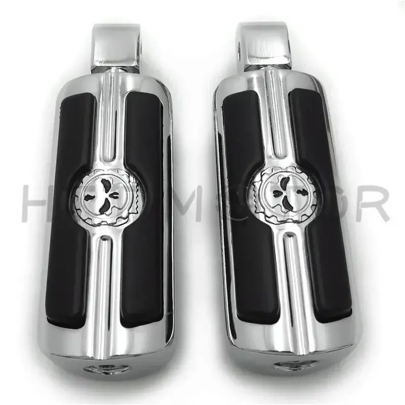 Gear Skull Footpegs For Harley passenger 2018-later Softail Fat Boy FLFB Fat Bob 2020-later LiveWire Motorcycle Accessories - Image 3