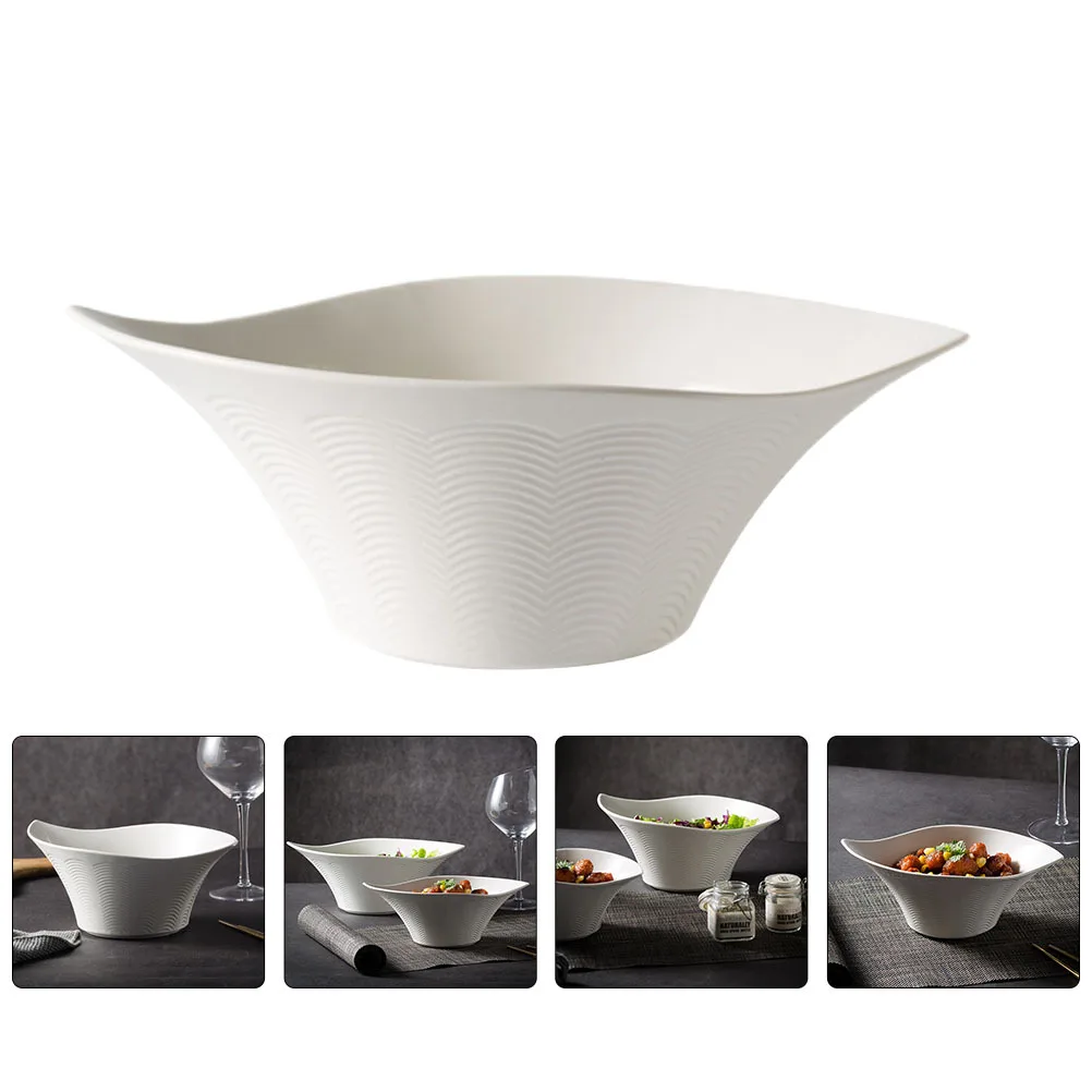 

Noodle Bowl 1Pcs Large Capacity Creative Ramen Bowl Food Serving Multipurpose Kitchenware Highquality Material Safe