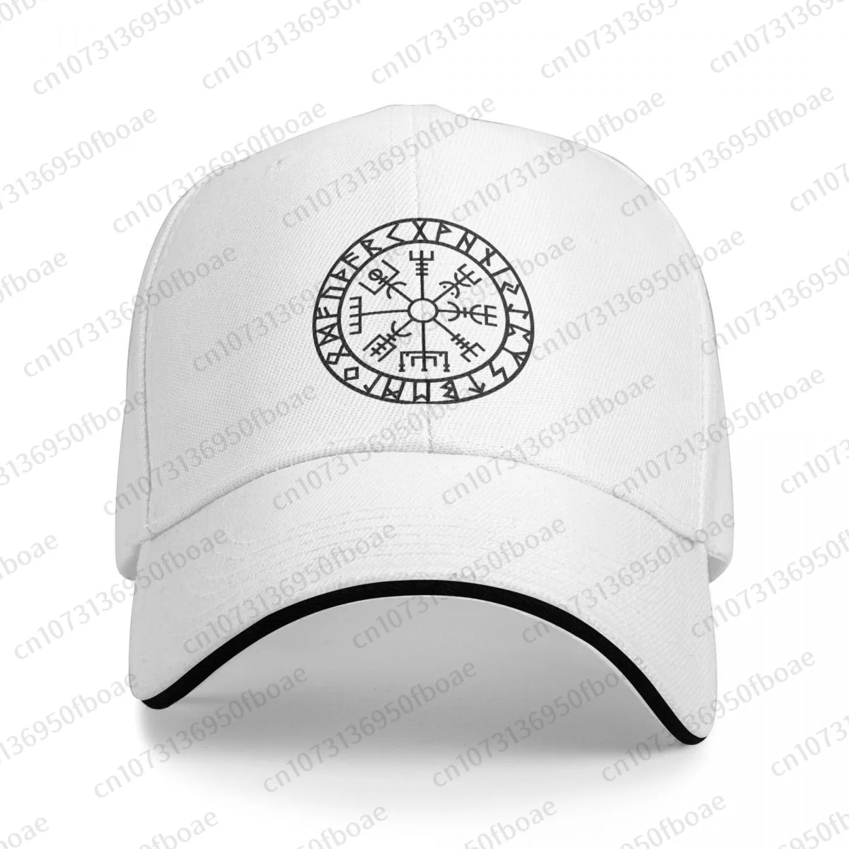 Rune Wheel Norse Mythology Symbol Baseball Caps Hip Hop Sandwich Cap Men Women Adjustable Outdoor Sport Hats