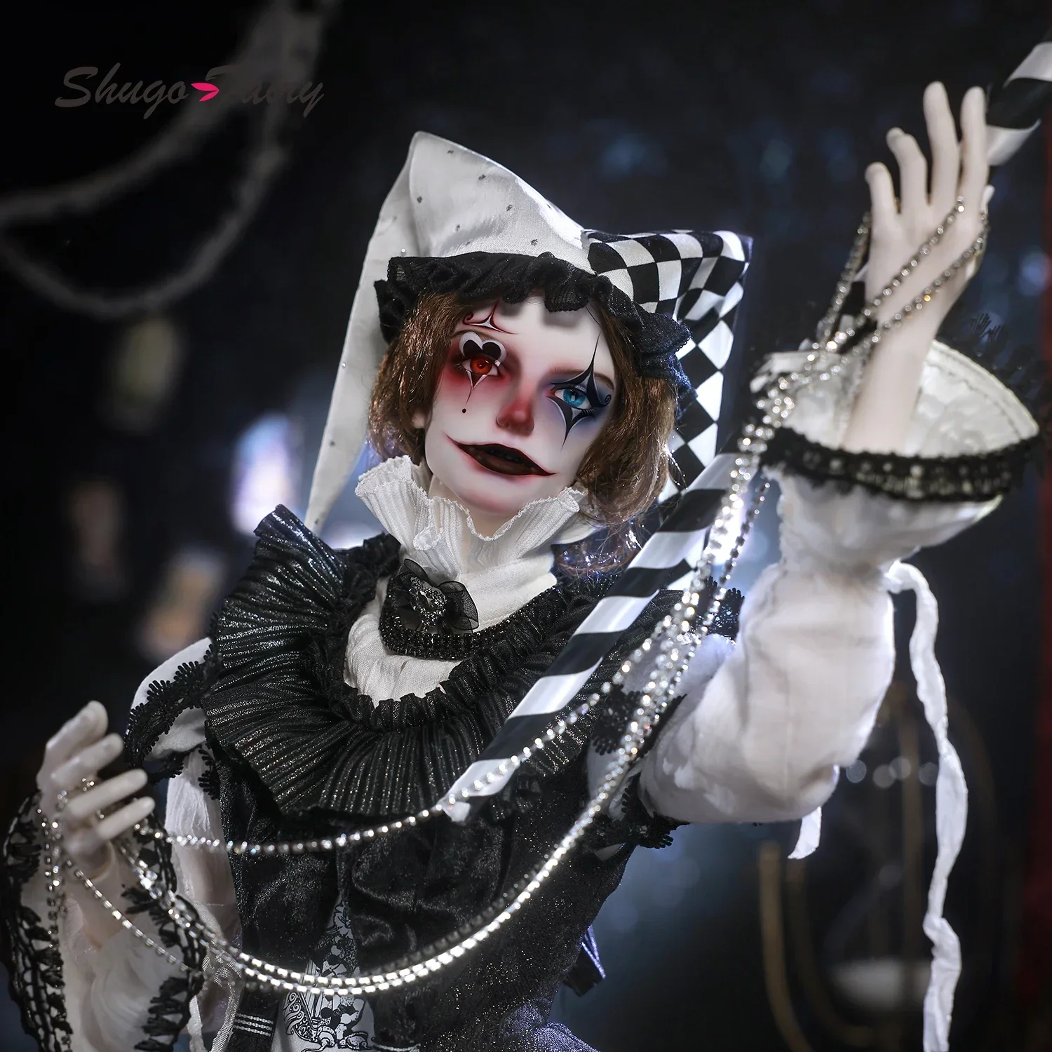 Shugafairy Hector Bjd Doll 1/3 Magician Clown Circus Show Grotesque Style Art Figure Dolls Male 1/3 Bjd Clothes Action Figure