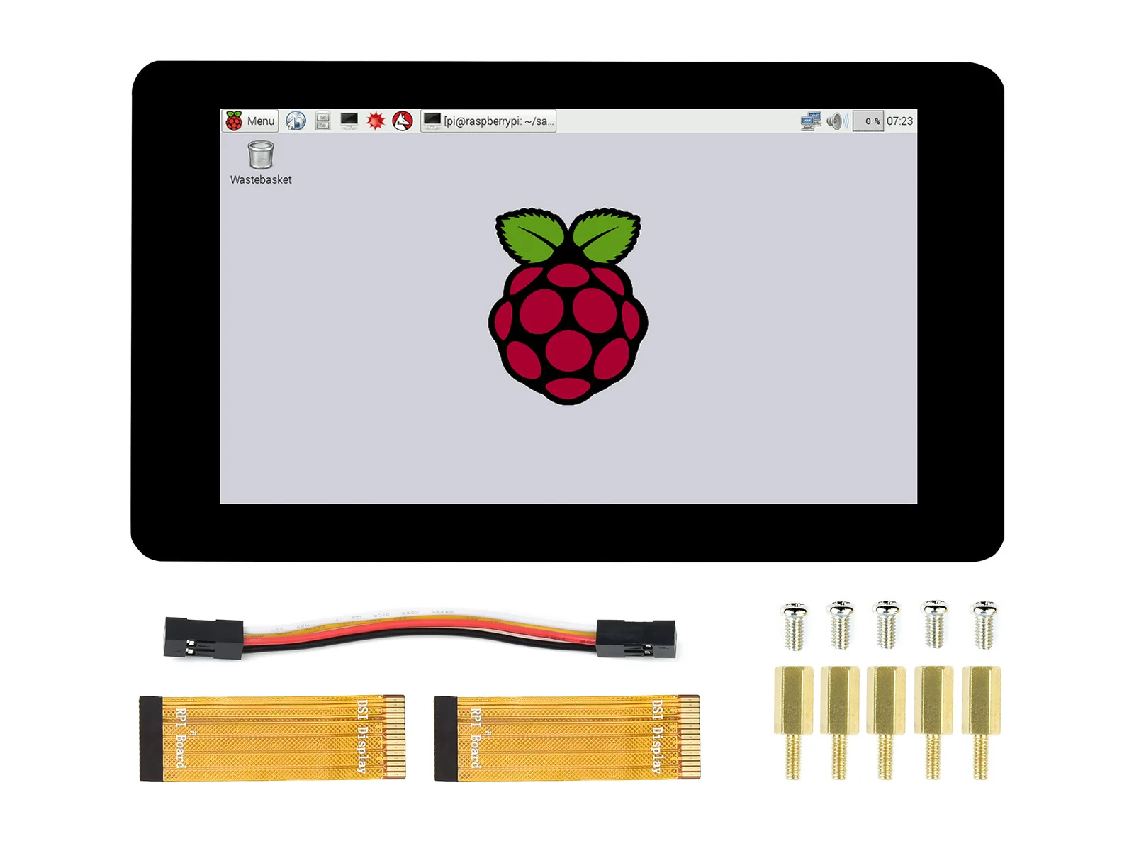 Waveshare 7inch Capacitive Touch IPS Display For Raspberry Pi, 1024×600, DSI Interface