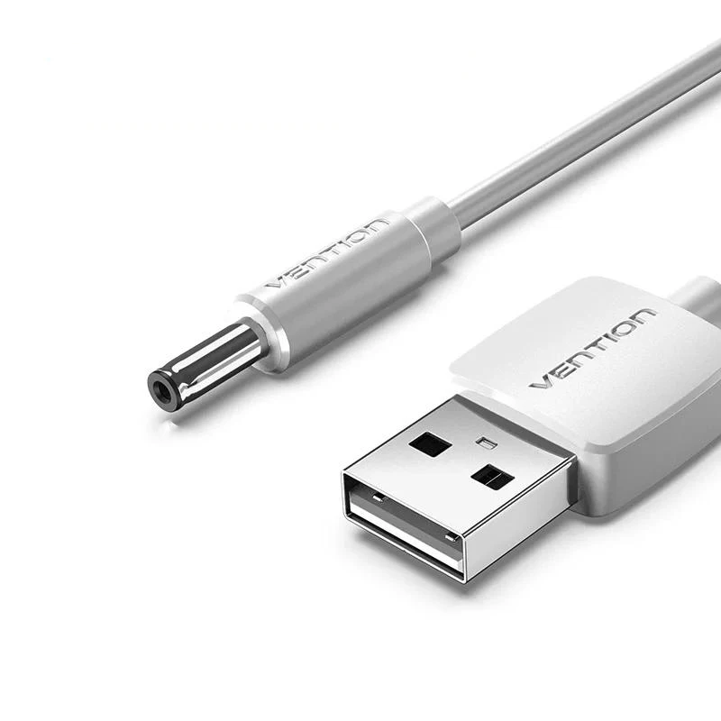 Vention USB vers DC 3.5mm câble d'alimentation USB A à 3.5 Jack connecteur 5V adaptateur d'alimentation pour ventilateurs USB HUB DC 5.5mm câble de chargement