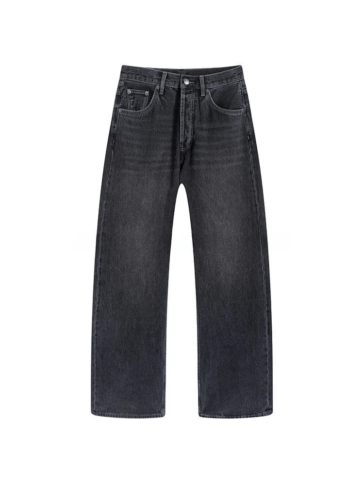 

Джинсы DEEDS AC Sle CleanFit Bla Waed Loose: винтажные повседневные прямые джинсы для молодежи, модные, износостойкие, на все сезоны