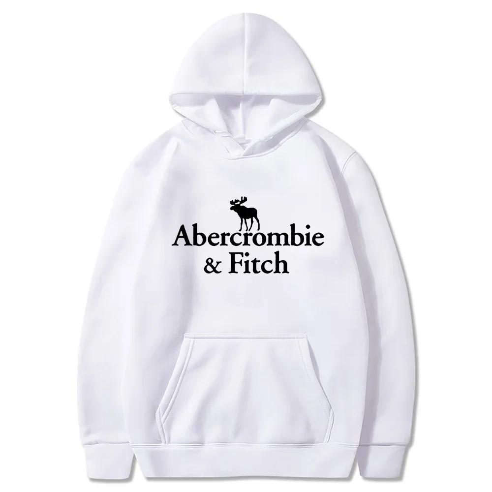 Abercrombie-Sudadera con capucha de manga larga para mujer, ropa de calle informal de alta calidad, para correr, moda diaria