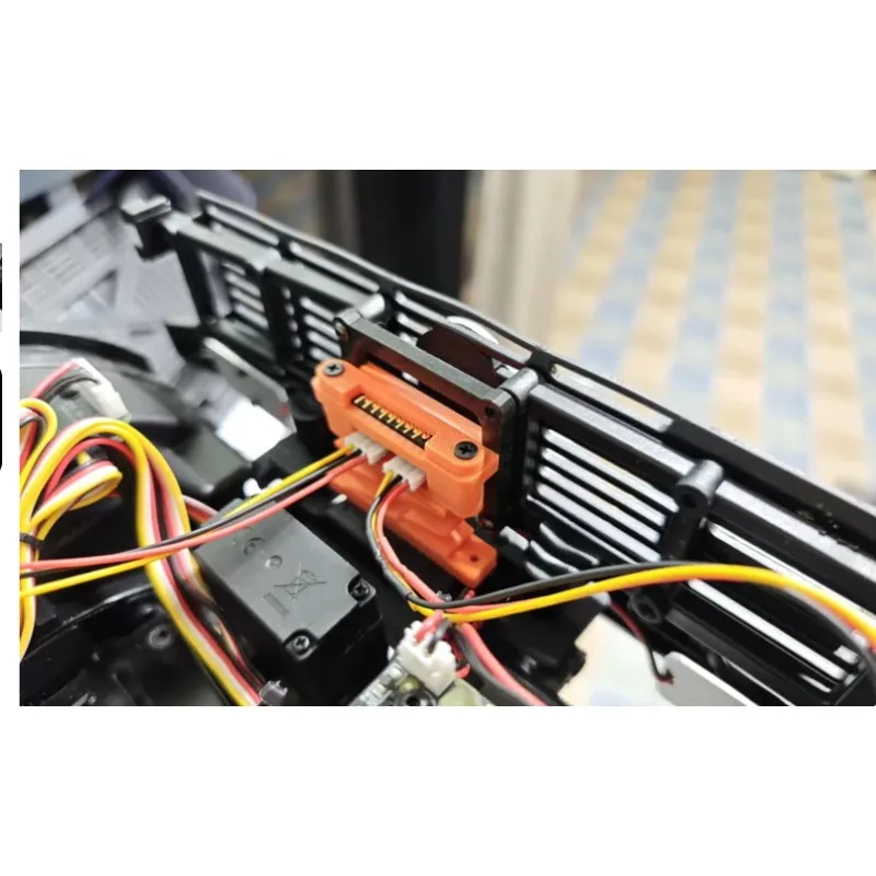 Magnetic Power Connect Kit for CROSSRC EMO X6 XL3 1/8 RC Crawler 3D Printed Upgrade Part Direct Fit Multi-Channel Ports Reserved