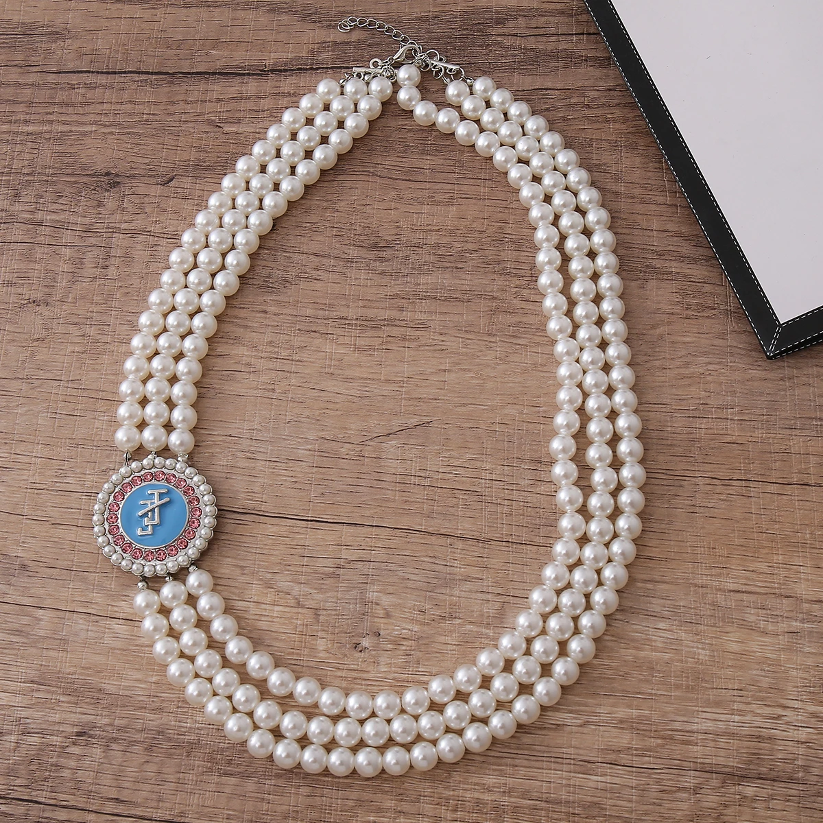 1938 JJOA Members Gifts Pearl Strand Social Letters Jack And Jill JJ Necklaces Jewelry For Women