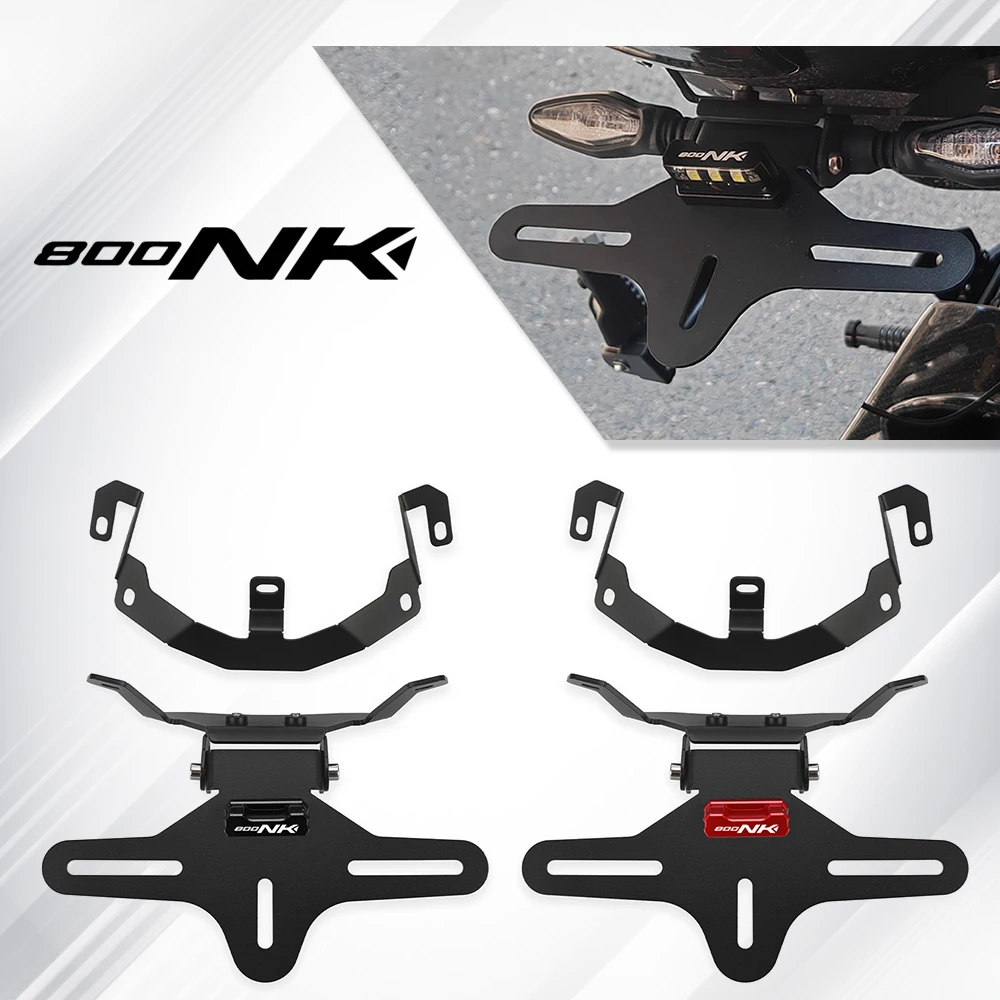 

FOR CFMOTO 800NK 800 NK 2023 2024 2025 Motorcycle Rear Short Tail Stock Tailstock License Plate Holder Bracket Turn Signal Light