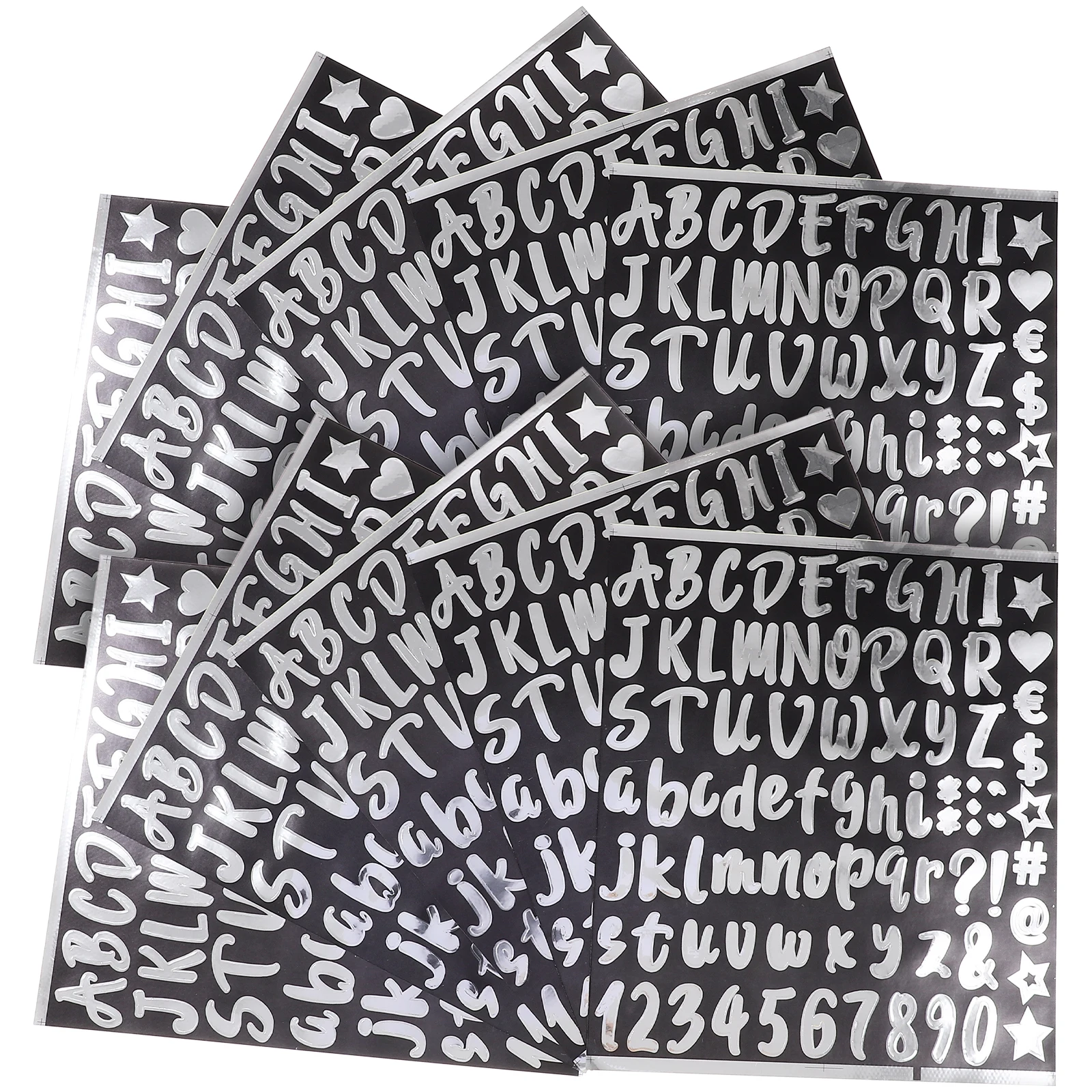 

10 Sheets Reflective Mailbox Numbers Outside Self-Adhesive Decals For Window Glass Metal Easy To Paste Remove No Residue Gold