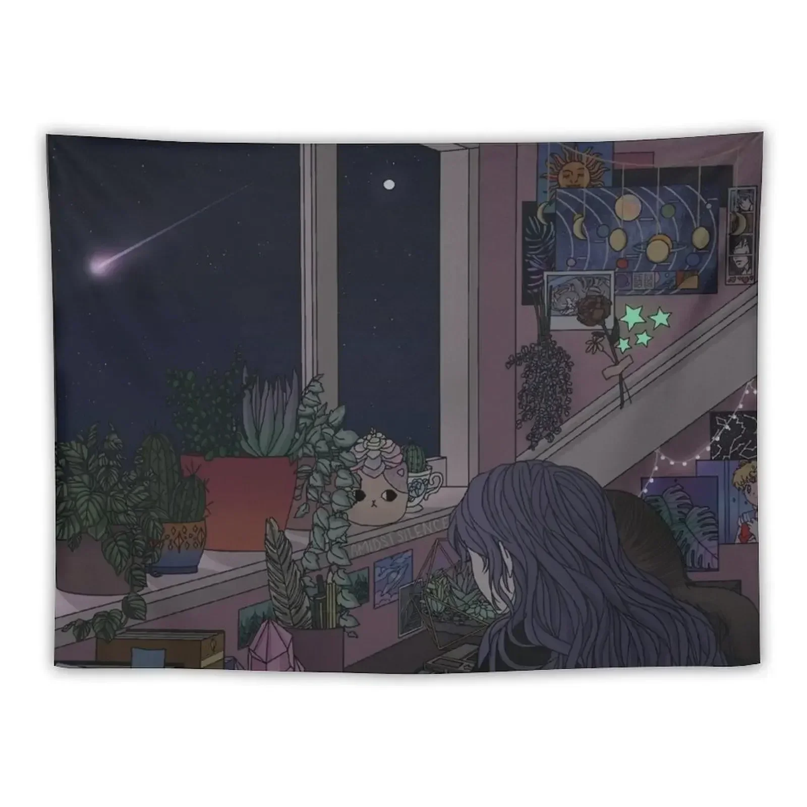 

Lofi | Chill Tapestry Decoration Pictures Room Wall Wall Decor Tapestry