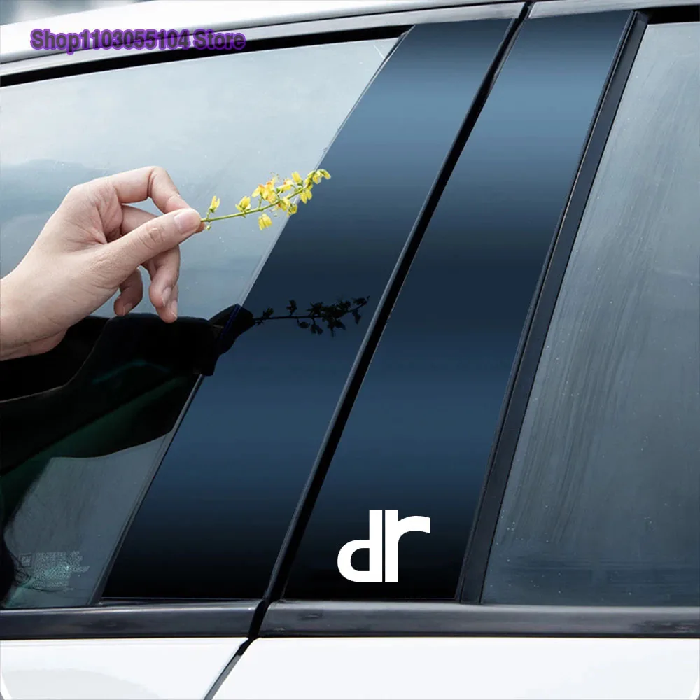 4pcs Reflective Car body Sticker For DR Motors DR Zero DR3 5.0 4.0 6.0 F35 S1 Chery Tiggo CityCross CityVan Citywagon