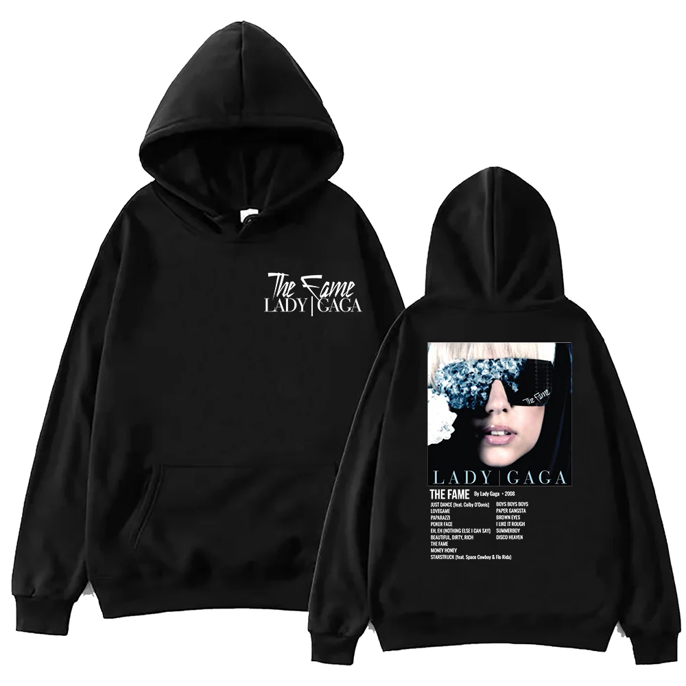 The Fame Lady Gaga Hoodie Harajuku Hip Hop Pullover Tops Sweatshirt