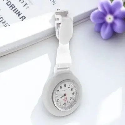 

Breast Clip Professional Pocket White Clock Supply Retractable Lanyard Glasses Safe Durable Lightweight Practical Nurses Daily