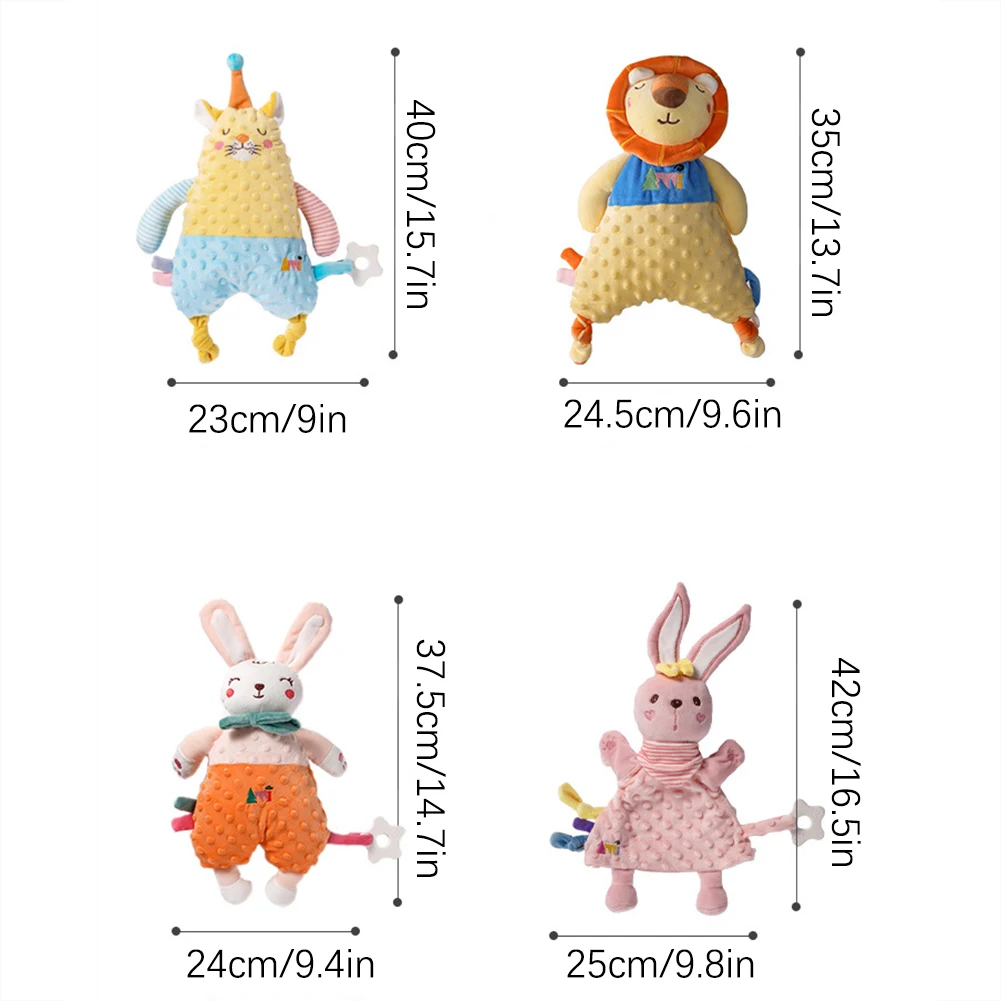 아기 수면 이불 장난감, 교육용 수면 진정 손바닥, 귀여운 애완 동물 인형, 진정 손 인형, 편안한 수면 보조