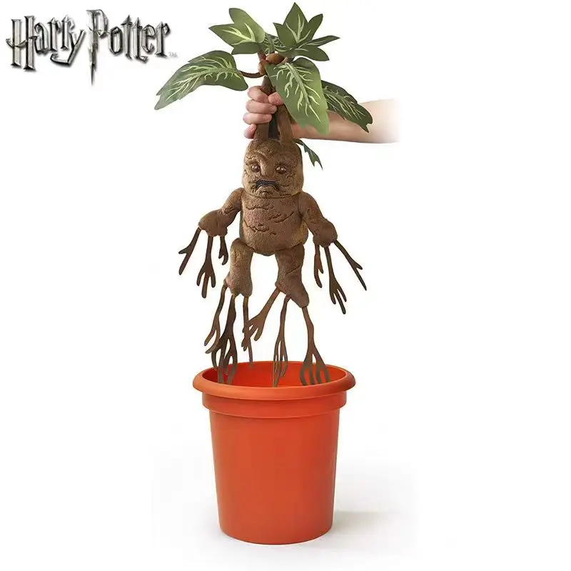 Harries Potter Plush Toys Movie Peripheral Mandrake Toy Doll Child Birthday Gift 35CM