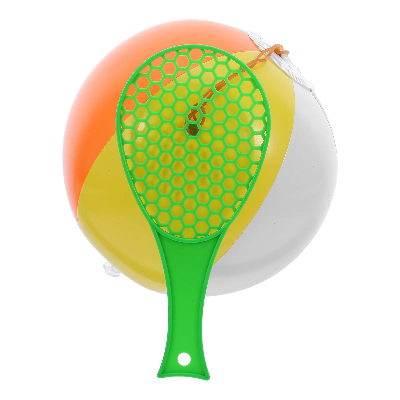 5 pçs crianças paddle bola conjunto pvc bolas saltitantes raquete leve esportes ao ar livre verão praia jogo para crianças brinquedos de beisebol