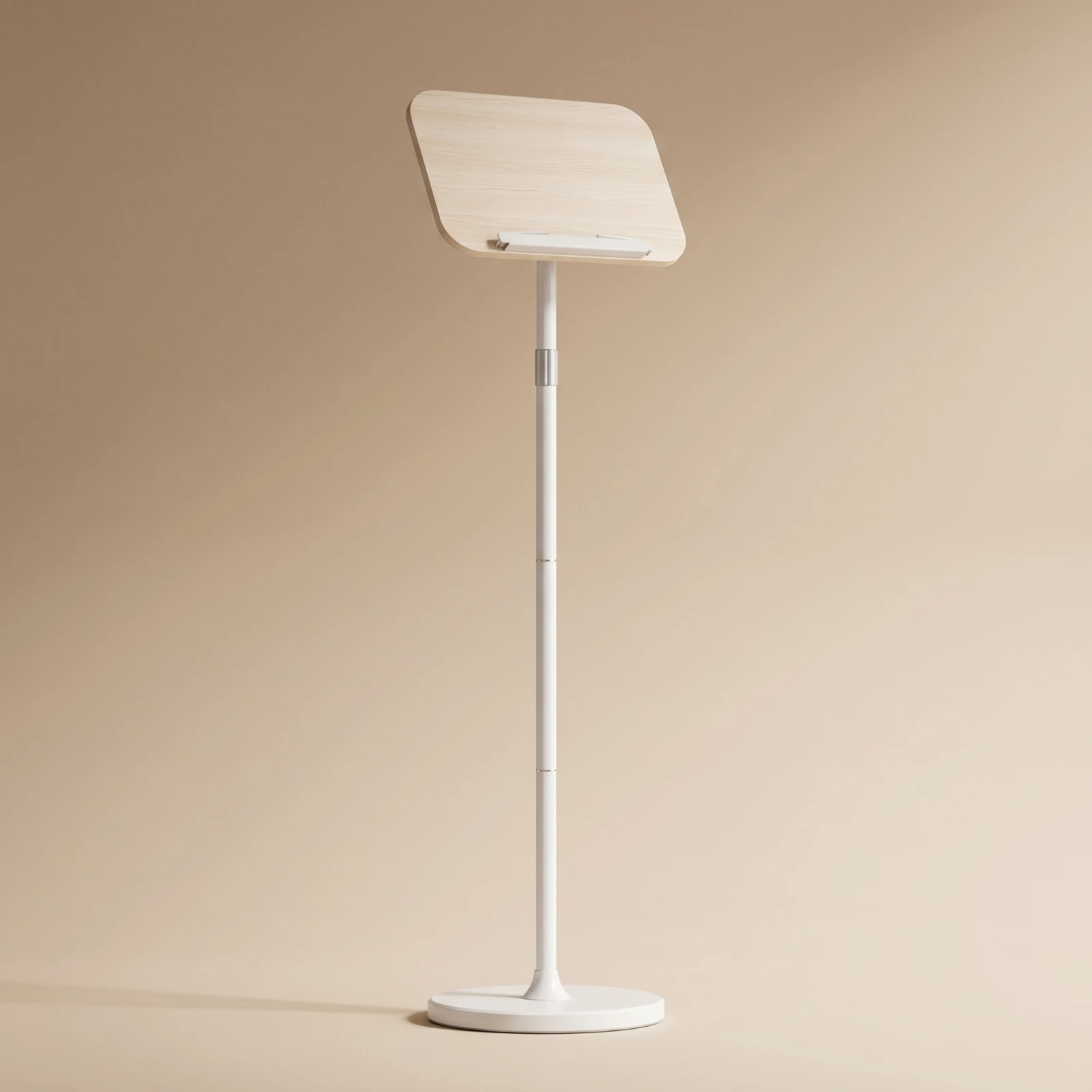 Floor Music Stand Handsunoccupied Book Stand with Base Floor Book Holder Sturdy Heavy Duty for Readers, Home Study, Classroom