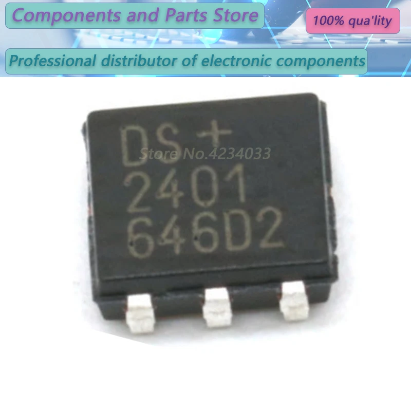 10PCS  DS2401P  DS2401  DS240   TSOC-6  NEW100%   DS2401P