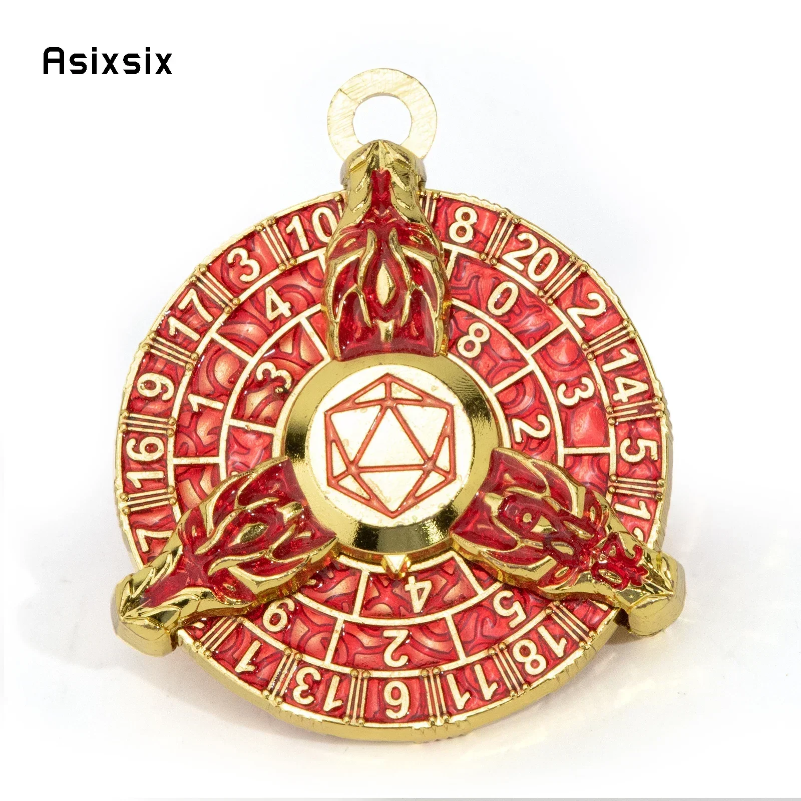 

Golden Red A Spinning Wheel Toy With Dice For A Multiplayer Rotation Party Dice Prop, Featuring A Dice Scoring System