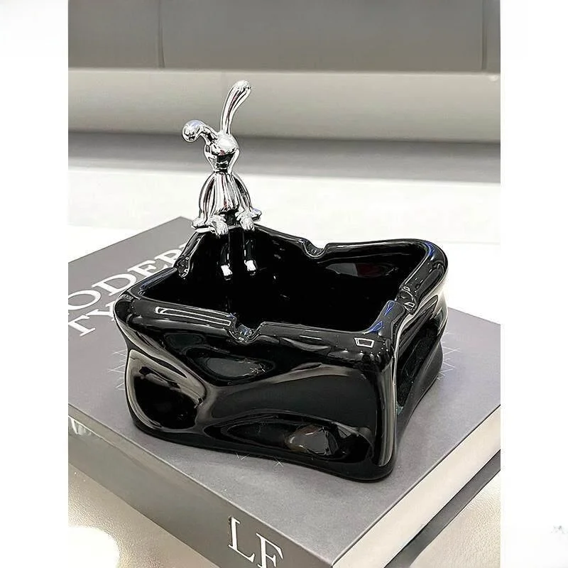 

Современная скандинавская пепельница из ясеня: элегантный и высококлассный декор для дома и коммерческих помещений, креативные аксессуары для демонстрации