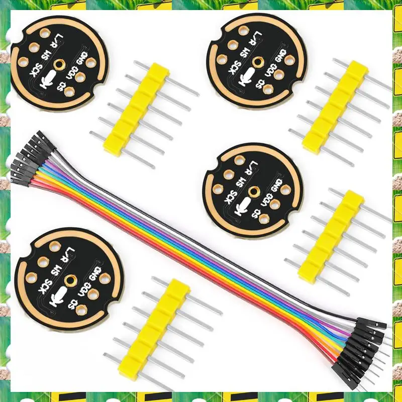 Modulo microfono omnidirezionale 3C Electron INMP441 MEMS Supporto interfaccia I2S ad alta precisione e bassa potenza ESP32, INMP441 Omnidire