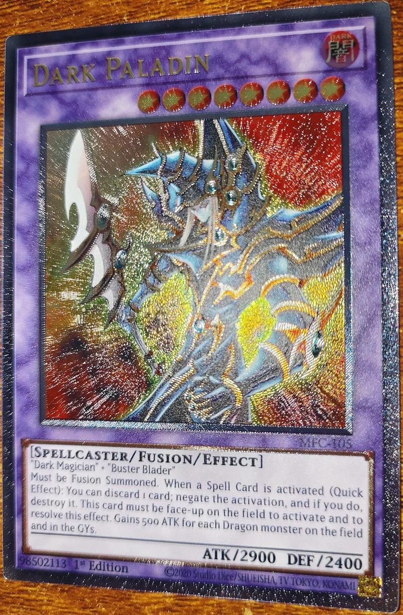 

Yu-Gi-Oh Dark Paladin TCG UTR MFC-105 Children's Collectible Card Toy - Non-Original Hobby Item