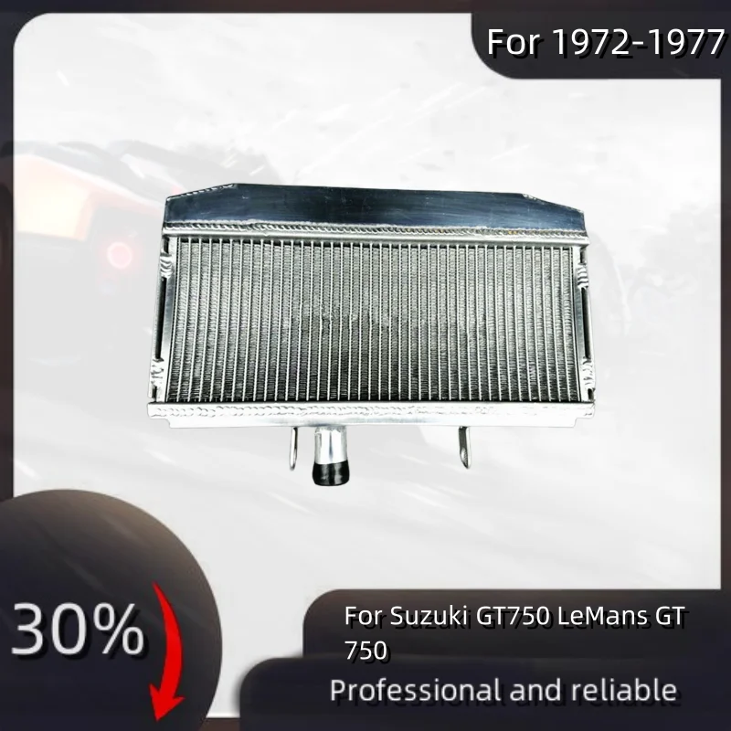 All Aluminum Radiator For Suzuki GT750 LeMans GT 750 1972-1977  Cooler Cooling Coolant 1972 1973 1974 1975 1976 1977