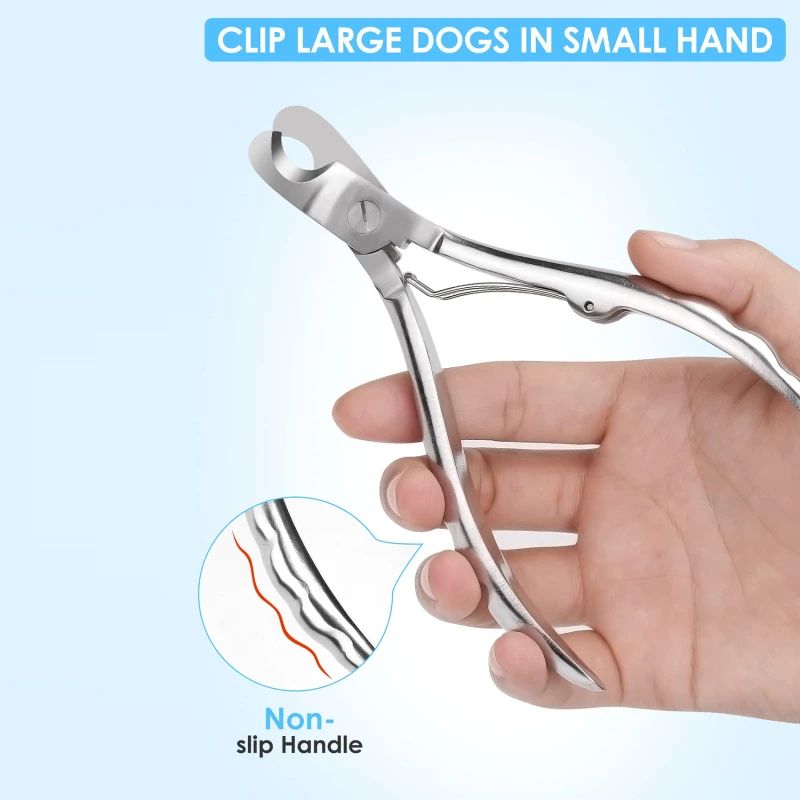 Wide Open Dog Nail Clippers For Large Dogs Cut Like Butter Heavy Duty Dog Nail Trimmer Metal Sharp Razor