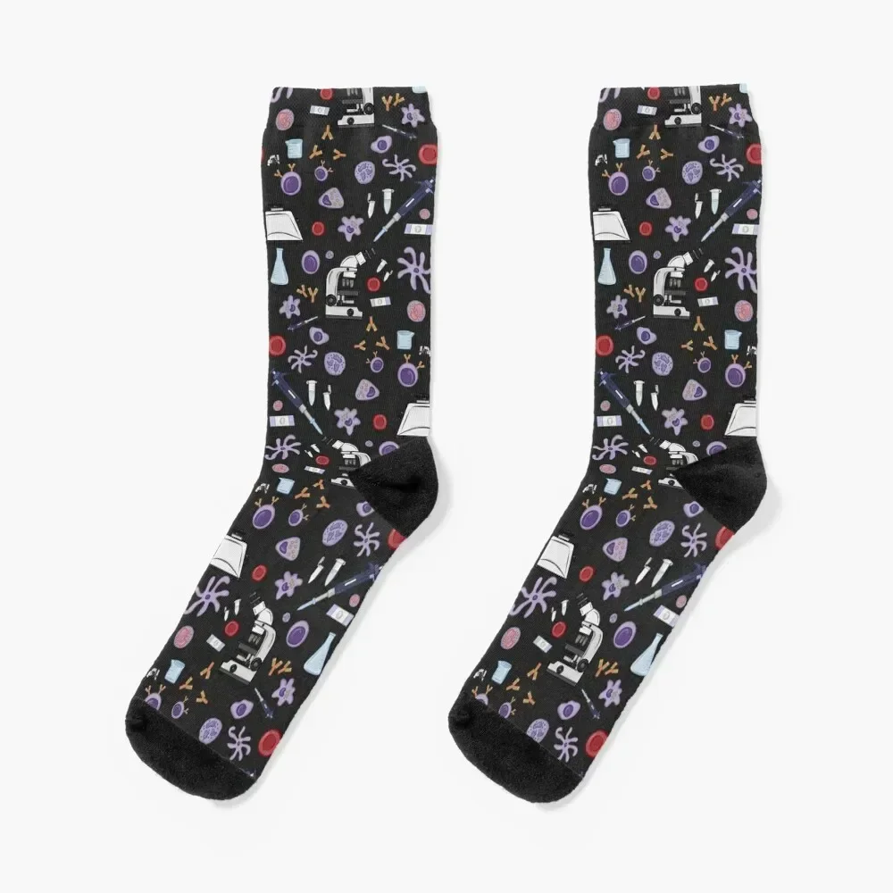

Science ! (Dark) Socks cycling hockey retro New year's Socks Women Men's