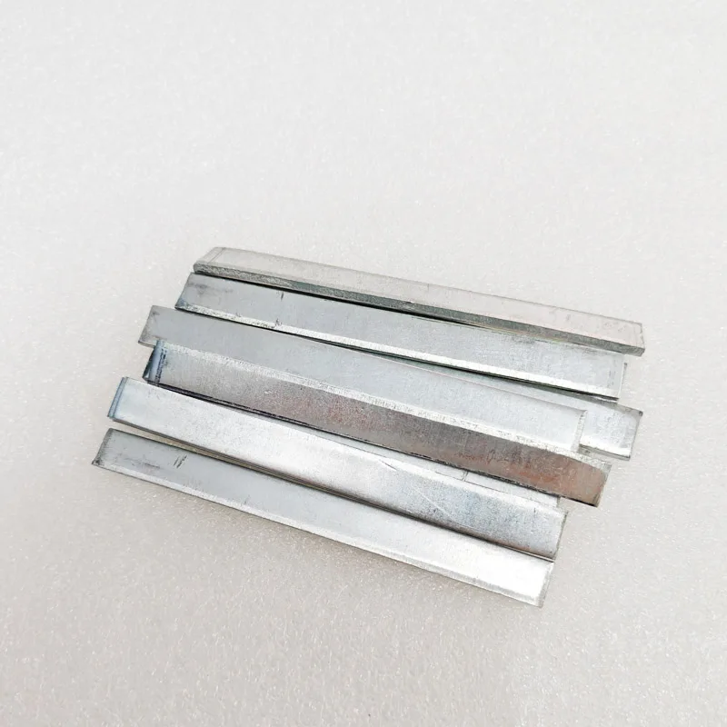 5pcs/lot 1mm 2mm 3mm Thickness High Purity Zinc Sheet Plate Pure Metal Zinc Plate Foil 10mmx100mm for Science Lab Accessories