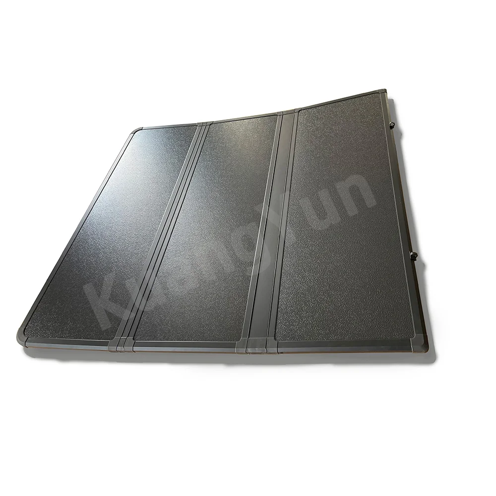 

for 2023 Toyota Tundra Pickup Truck Customizable Tri-Fold Tonneau Cover High Load-bearing Capacity Waterproof Ranger Navara