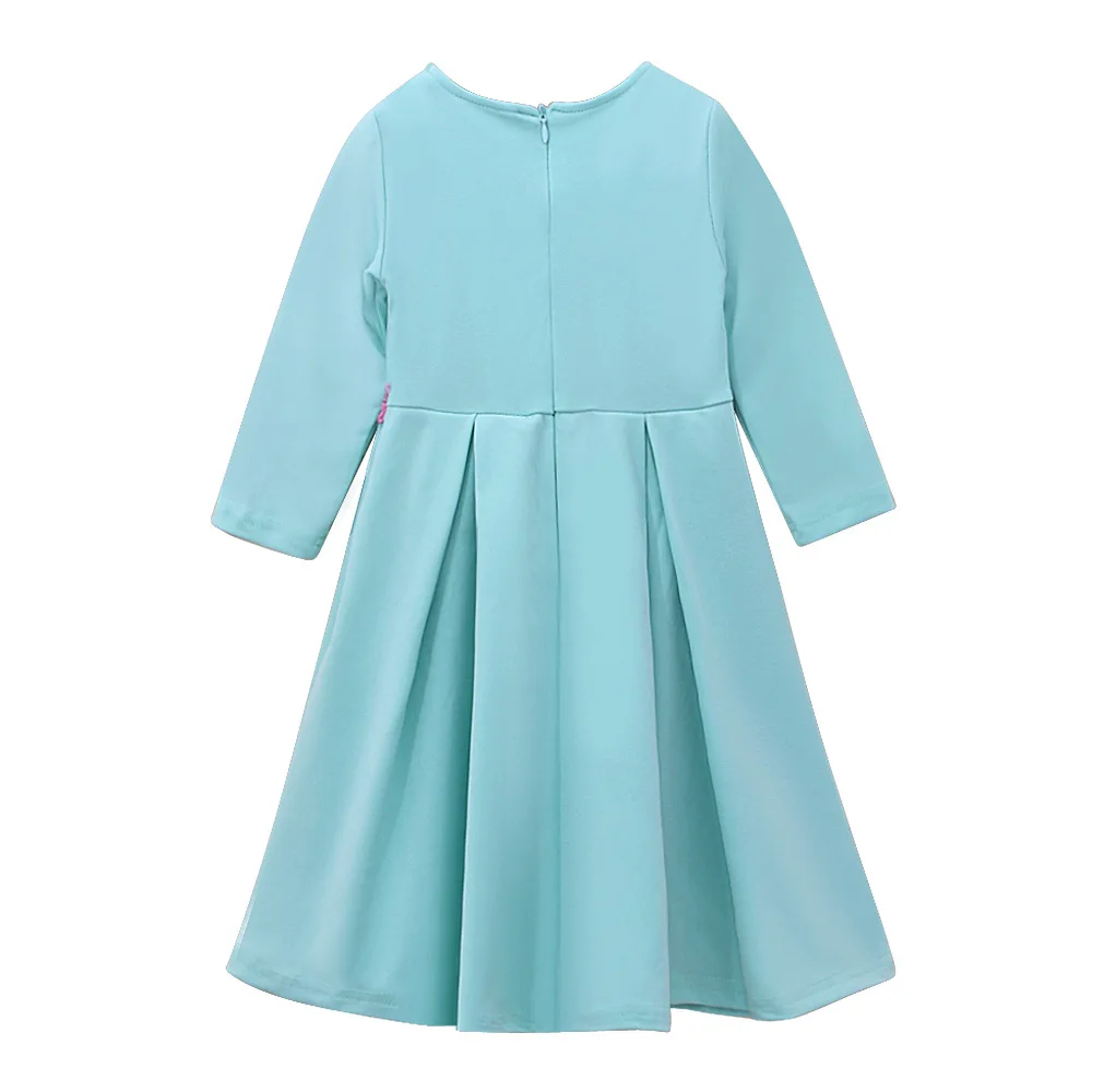 Kids Muslim Abaya Dress Set Colorful Floral Long Sleeve Girls Islamic Prayer Outfit Children Hijab Dress Modest Eid Costume