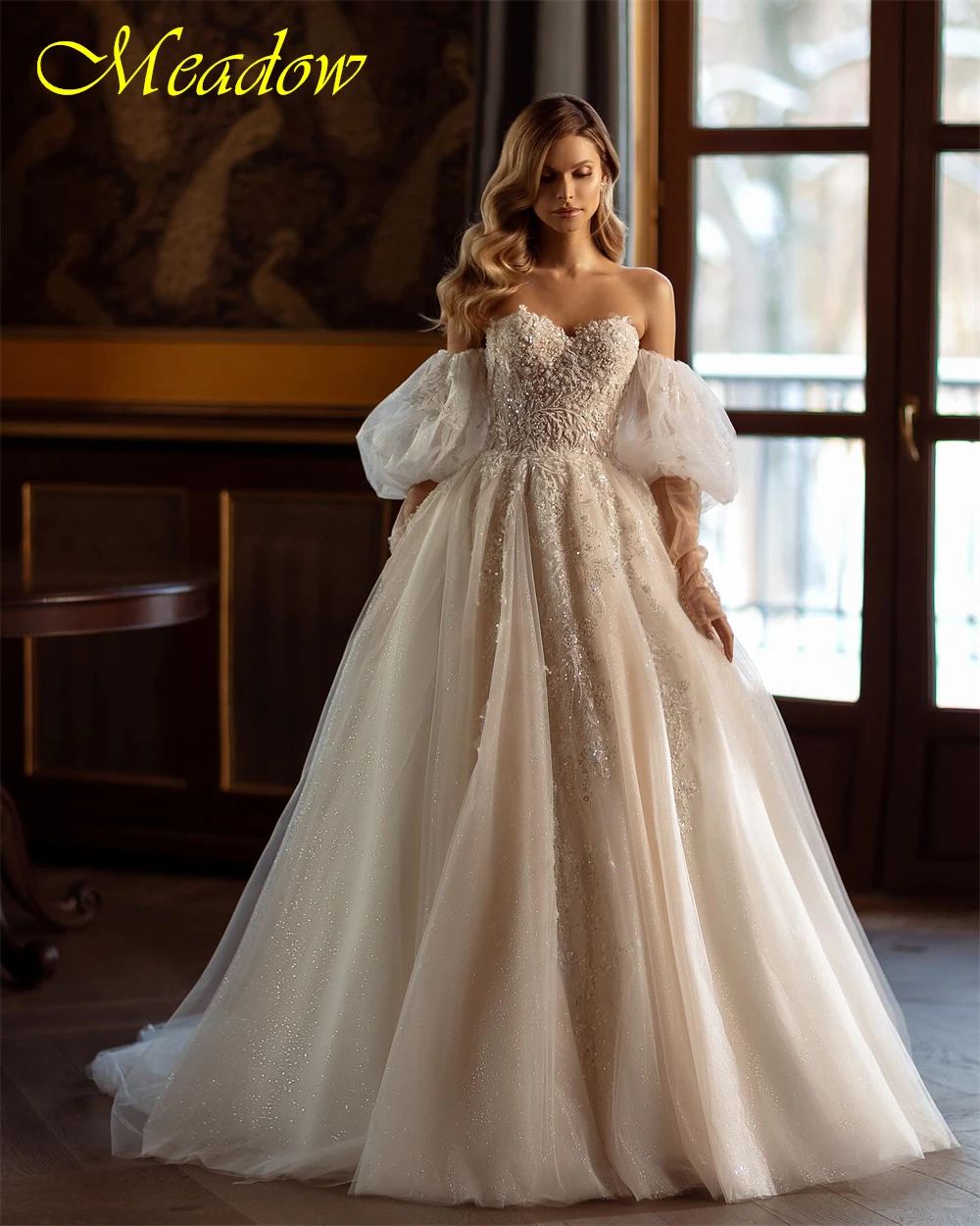 Aangepaste sexy ivoor organza trouwjurk zachte lieverd mouwloze bruidsjurken formele a-lijn rechter trein vestido de novia