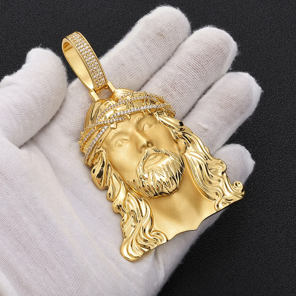 hhiok-hip-hop-large-jesus-head-pendant-copper-inlaid-zircon-full-diamond-bail-thorn-crown-religious-pendant-for-men-jewelry