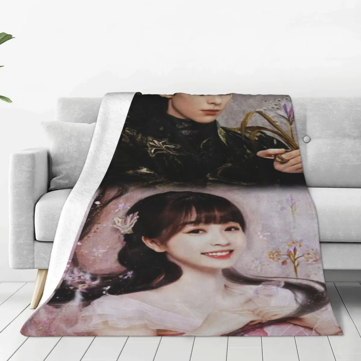 

Одеяло «любовь между феями и дьяволом», Фланелевое зимнее теплое одеяло, Cang Lan Jue, мягкие одеяла для дивана, офисное плюшевое тонкое одеяло