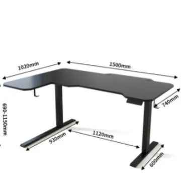 Computer desk company office corner storage table household large size study desk cross-border thickened e-sports table table