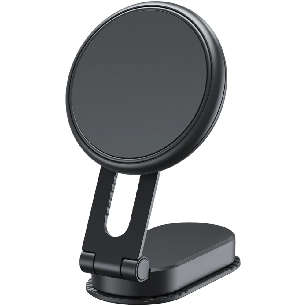 

Складной автомобильный держатель для телефона на приборной панели с магнитным креплением и вращением на 360 градусов для надежного крепления телефона