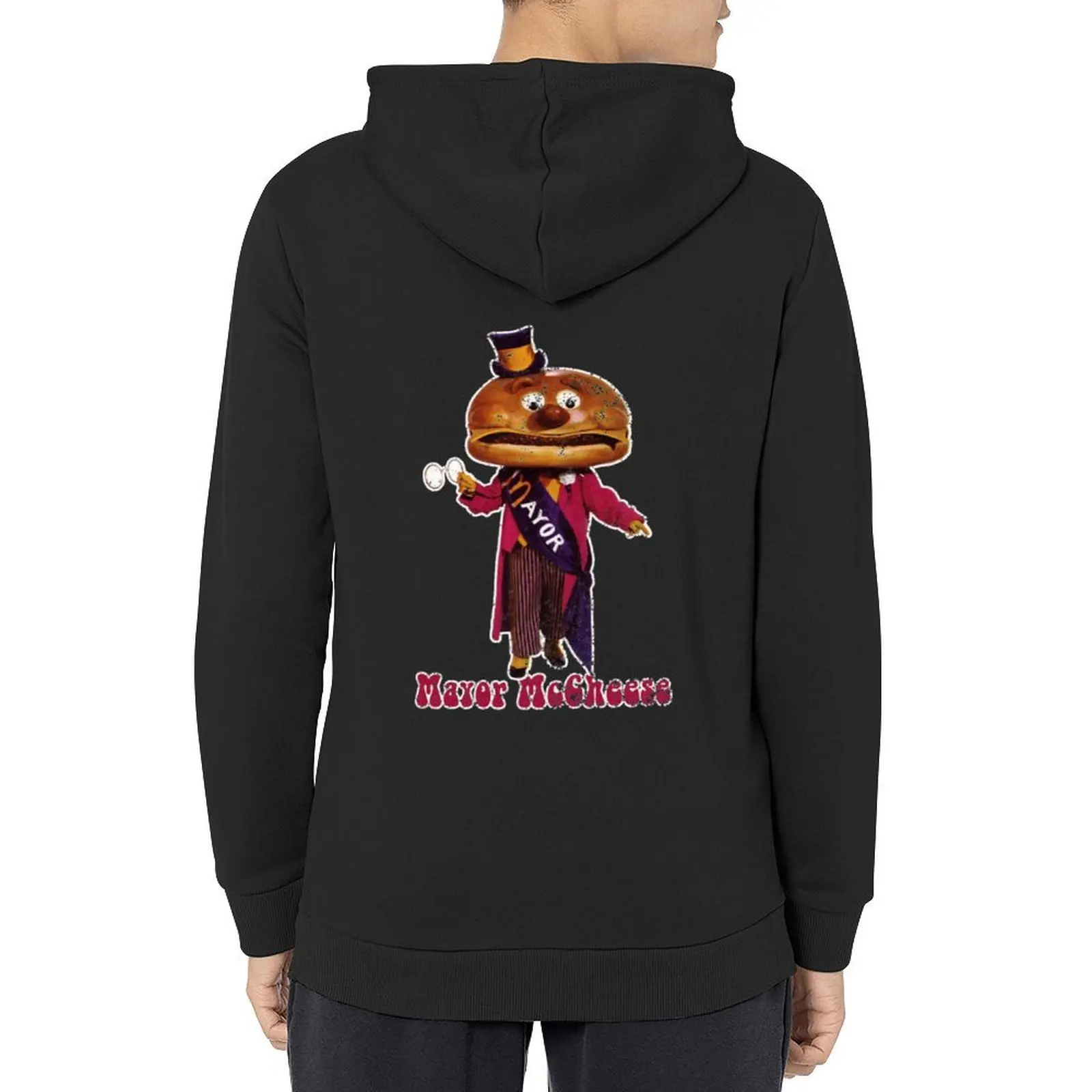 

Mayor Mccheese Mayor McCheese Hoodie autumn jacket men anime clothes autumn new products men wear new hooded tee