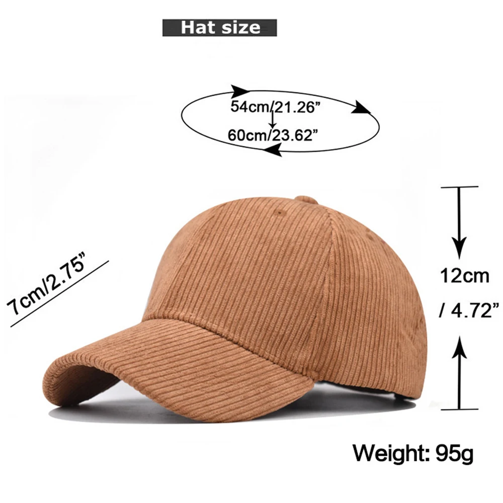 FS Vintage Green Corduroy Caps For Men Adjustable Women Brand Baseball Hats Summer Streetwear Trucker Hat Bone Masculino 2025