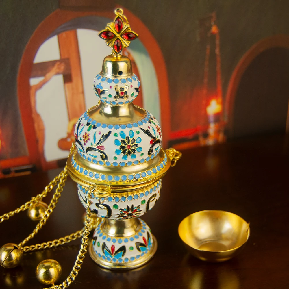 Orthodox Church Mass Supplies With Western Classic Eastern  Greek Style Incense Burners And 12 Large Bells  Καυστήρας θυμιάματος