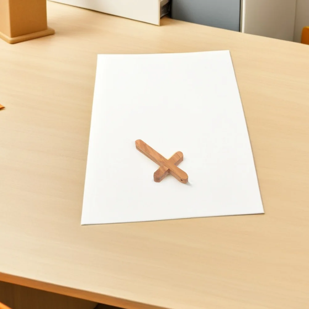 

2Pcs Olive Wood Cross Handheld Mini Portable Prayer Cross for Religious Devotion Church Decor Wooden Crosses Hand Wooden Crosses