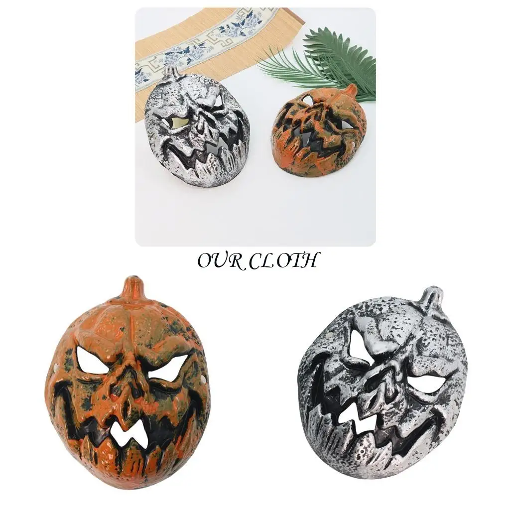 カボチャマスクPUフォームフルフェイスマスクマルディグラマスクファンシードレスカボチャ装飾Y1AC