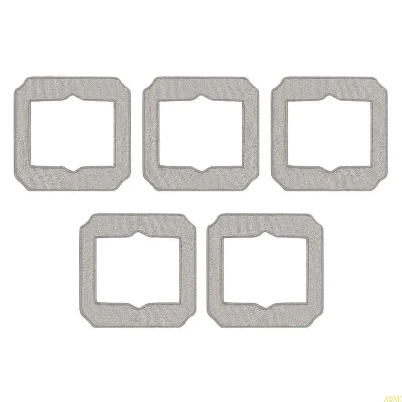 

A0NC Pack Of 5 Polyester Fiber Cloths for Miniature Glass Cleaner Washable Wipes Replacement Pads Cleaning Robot Accessories