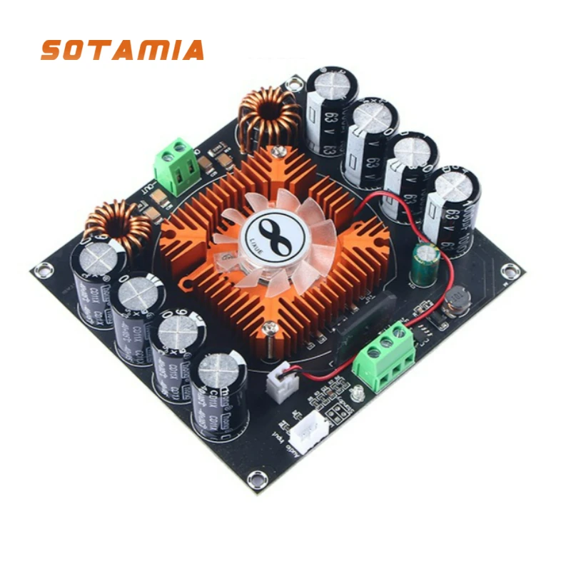 

SOTAMIA 420 Вт TDA8954TH усилитель высокой мощности аудио плата класса AD моно цифровой звуковой динамик усилитель домашний усилитель AC24V