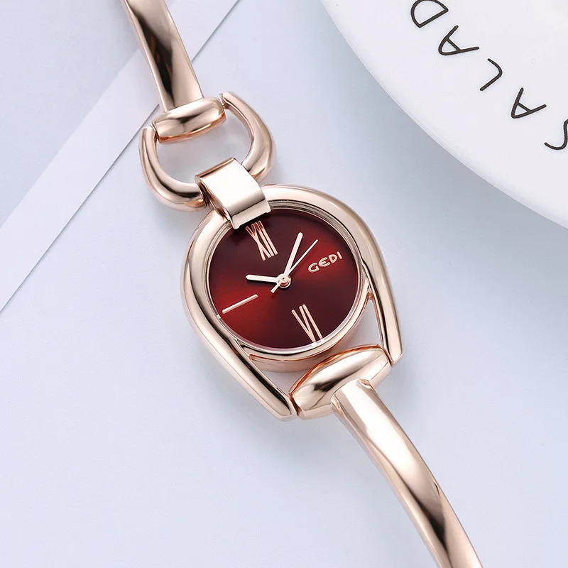 GEDI Popular Women's Bracelet Watch Fashion Bangle Watch Waterproof Watch For Ladies Watch Women Watch Women Watches Luxury