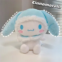 25Cm Sanrio Cinnamoroll Knuffels Cartoon Anime Elf Pluche Pop Kawaii Zacht Groot Oor Hond Gevulde Pop Verjaardagscadeau Voor Meisjes