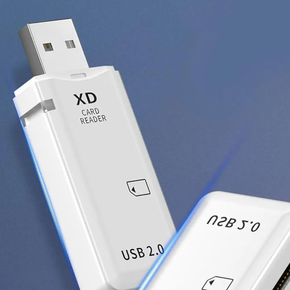 USB2.0 кард-ридер, однопортовый XD, высокоскоростной кард-ридер, USB-адаптер, адаптер флэш-накопителя для ПК, аксессуары для ноутбуков M8O4