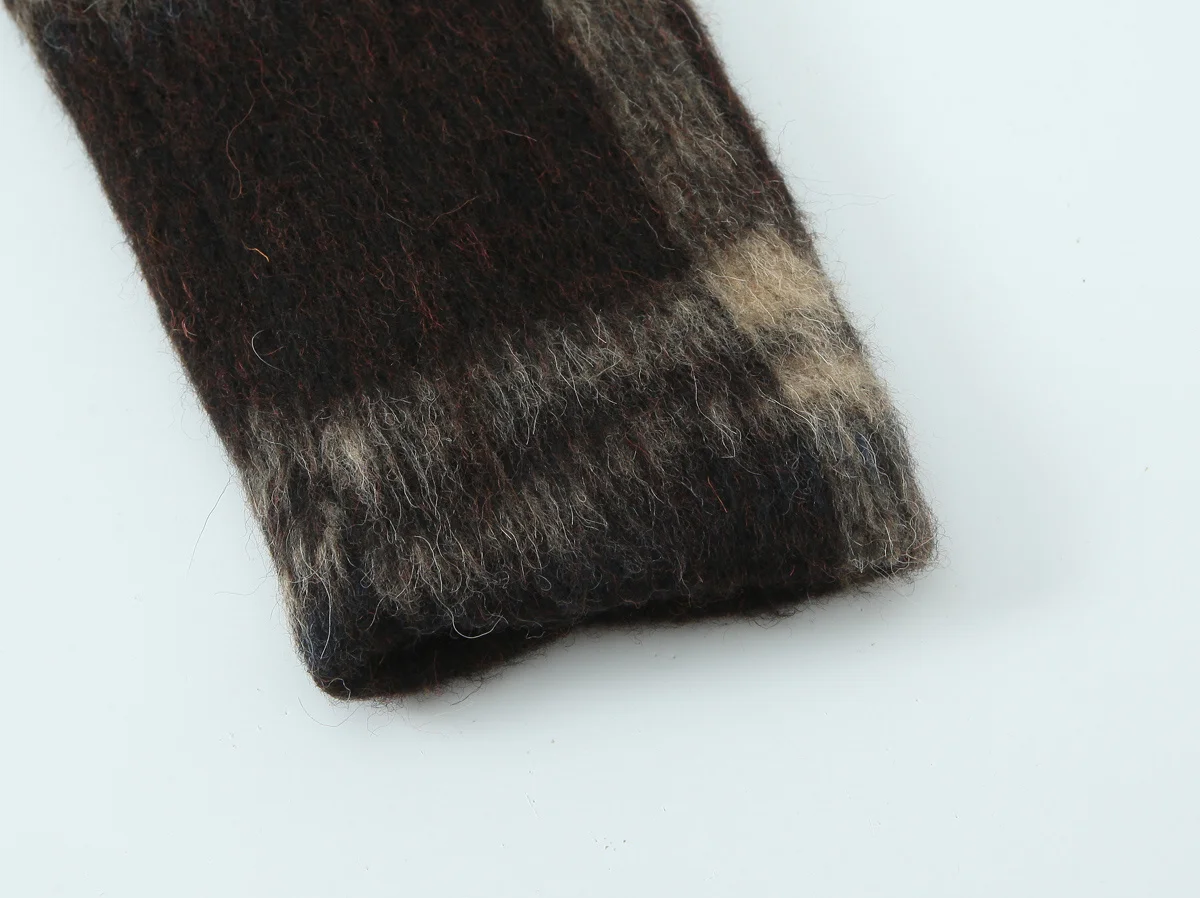 

HH женские свободные однобортные шерстяные короткие пальто с отложным воротником и длинными рукавами, осенняя женская модная уличная куртка с карманами